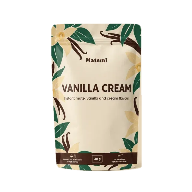 Matemi Vanilla Cream – tirpi yerba mate su vanilės skoniu, 30 g