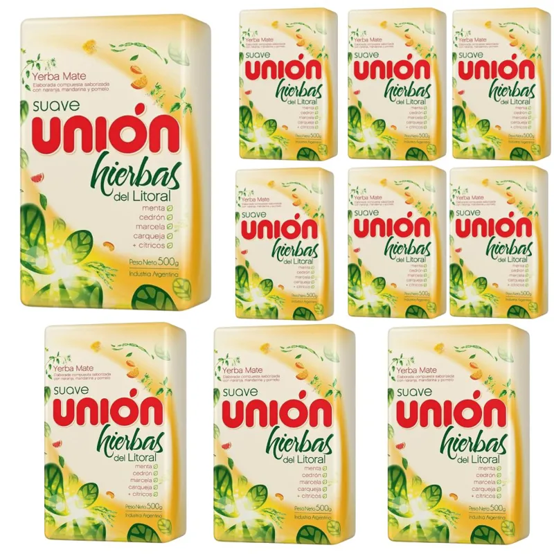 Unión Hierbas del Litoral 5 kg rinkinys (10×500 g)